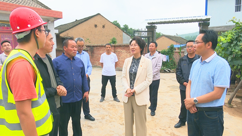 陇县人民政府 图片新闻 代县长李维芳检查地质灾害隐患点防治工作